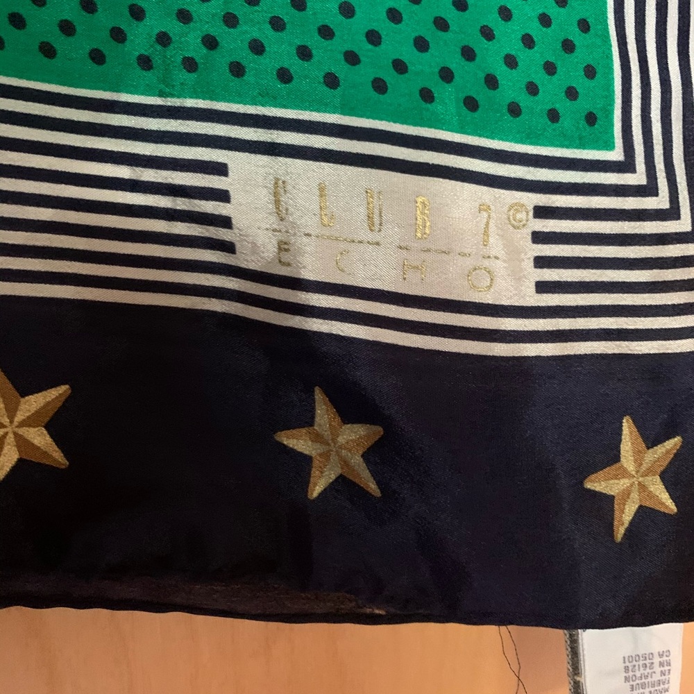 Vintage 80’s Club 7 Echo scarf - Picture 2 of 3